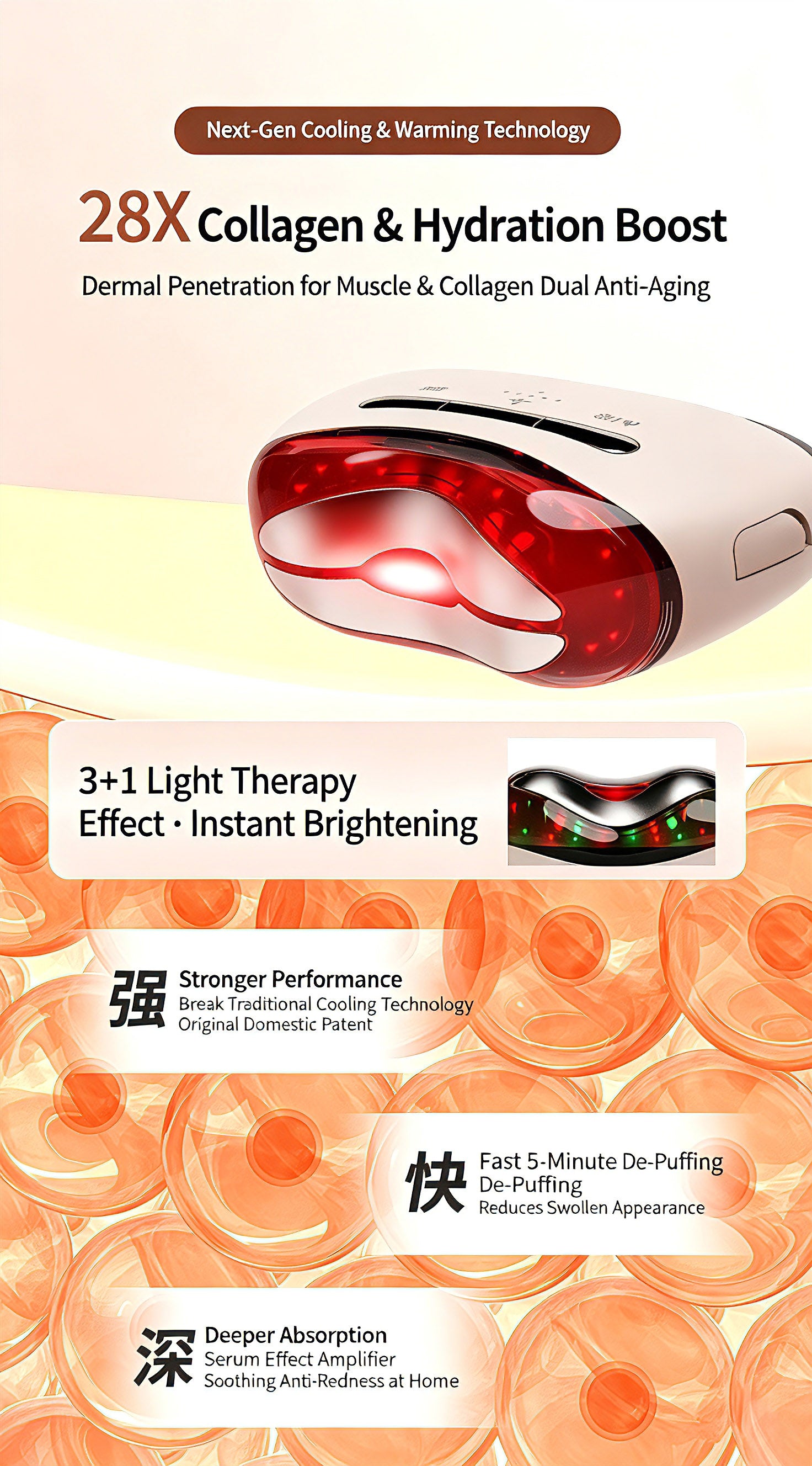 Hot & Cold Facial Beauty Device