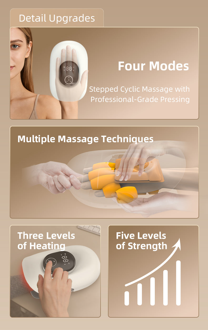 Wireless Heated Hand Massager
