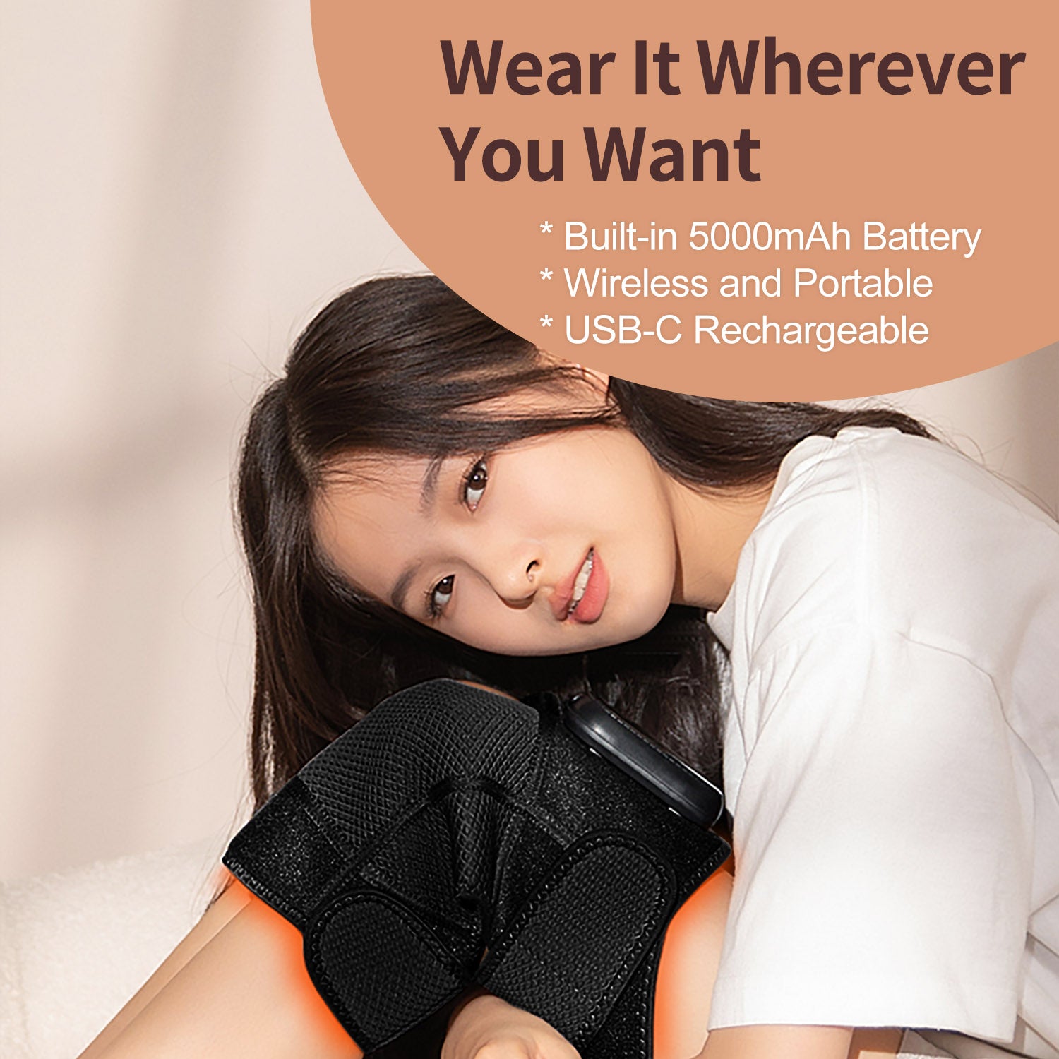 Smart Heating Massage Knee Pad