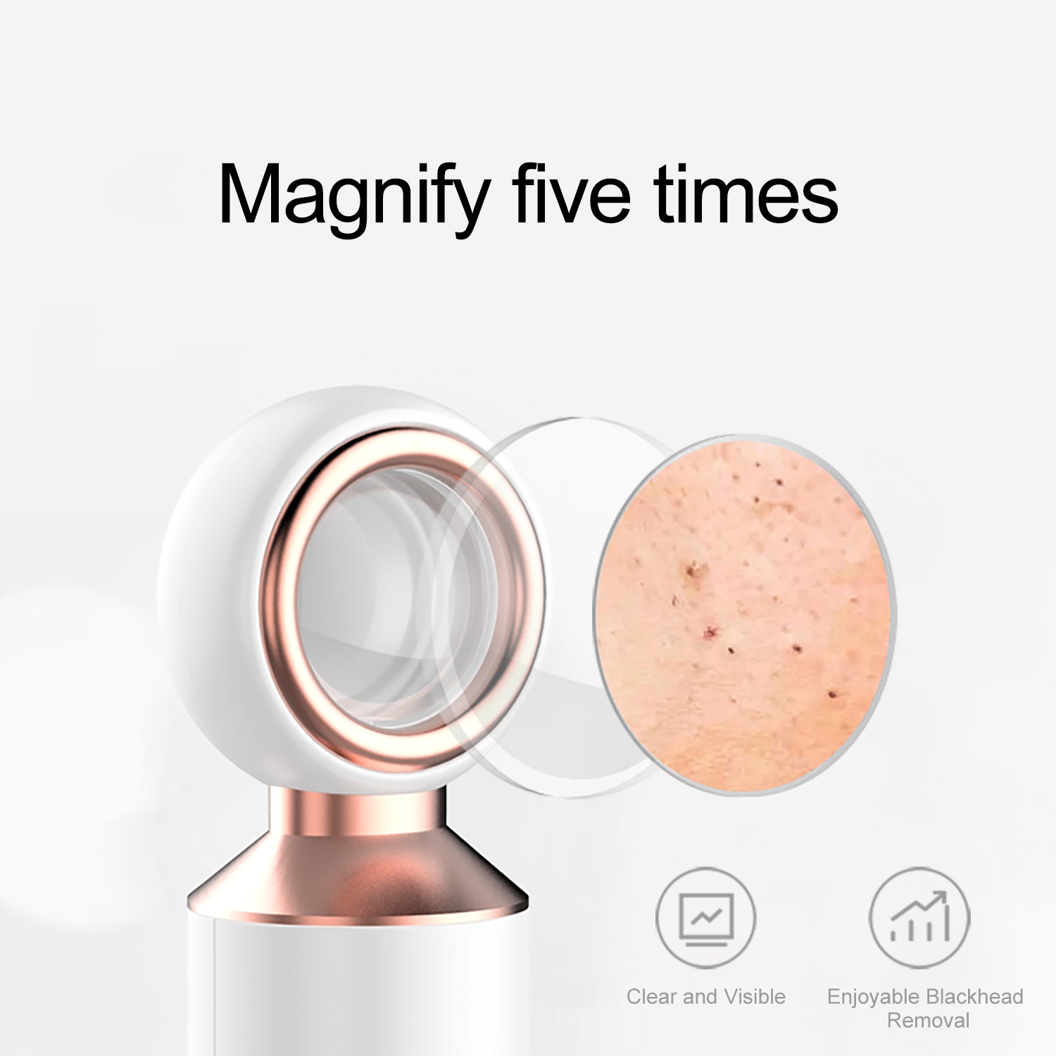 Magnifier Blackhead Device(White)