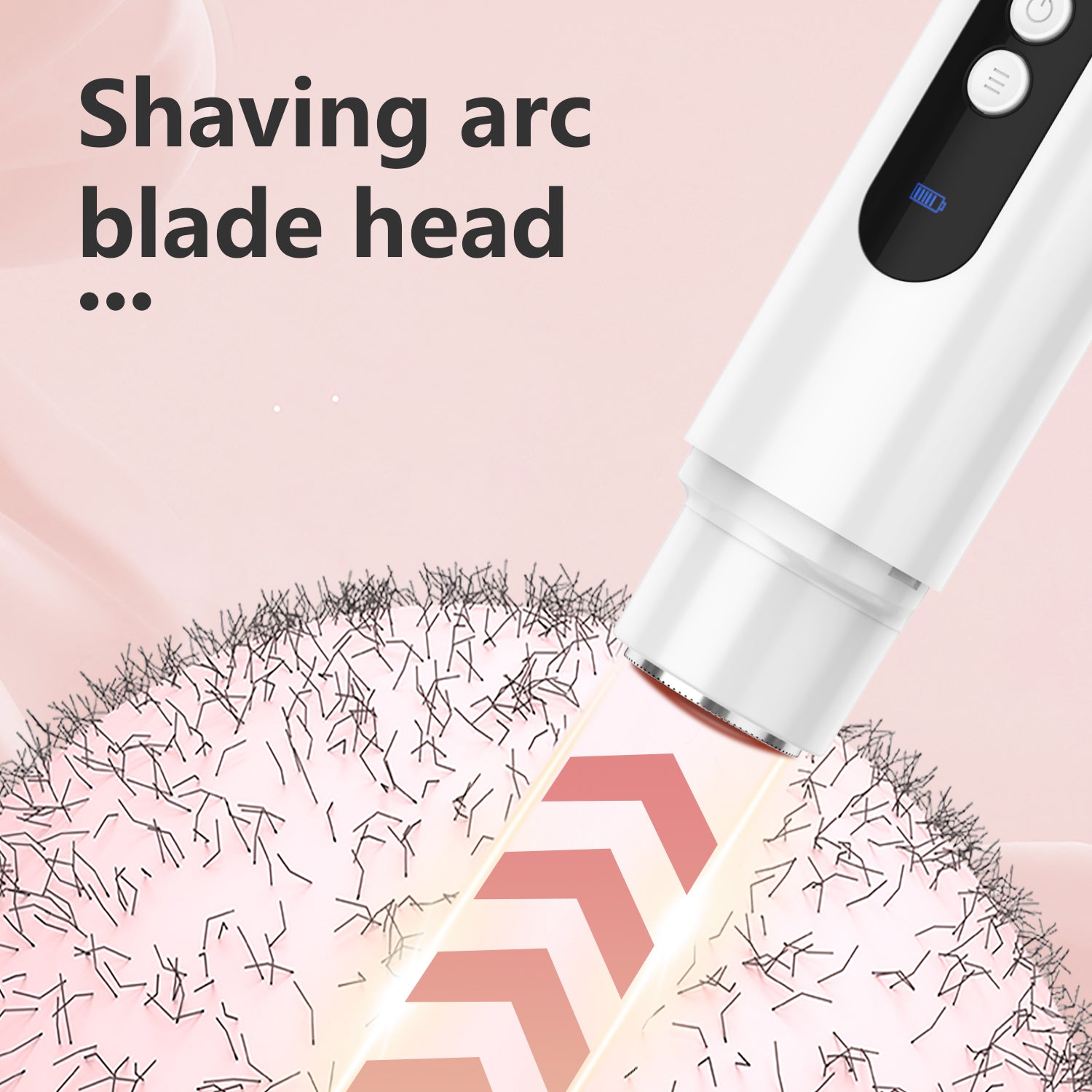 Dual-Head Hair Remover(White)