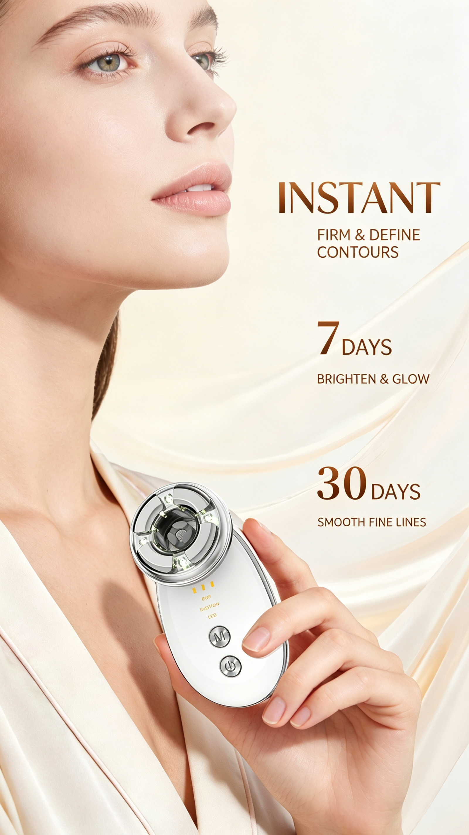 4‑in‑1 EMS Vacuum Photon Beauty Wand