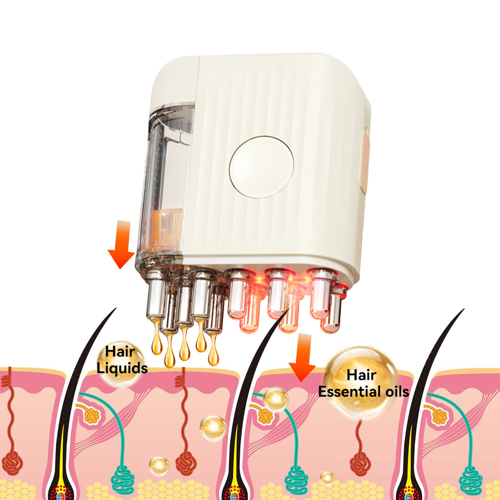Vibration Liquid‑Guide Scalp Applicator