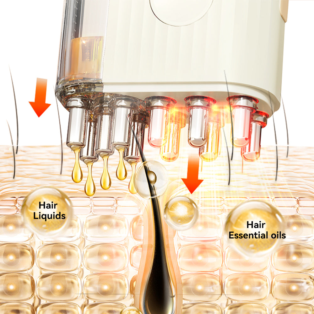 Vibration Liquid‑Guide Scalp Applicator