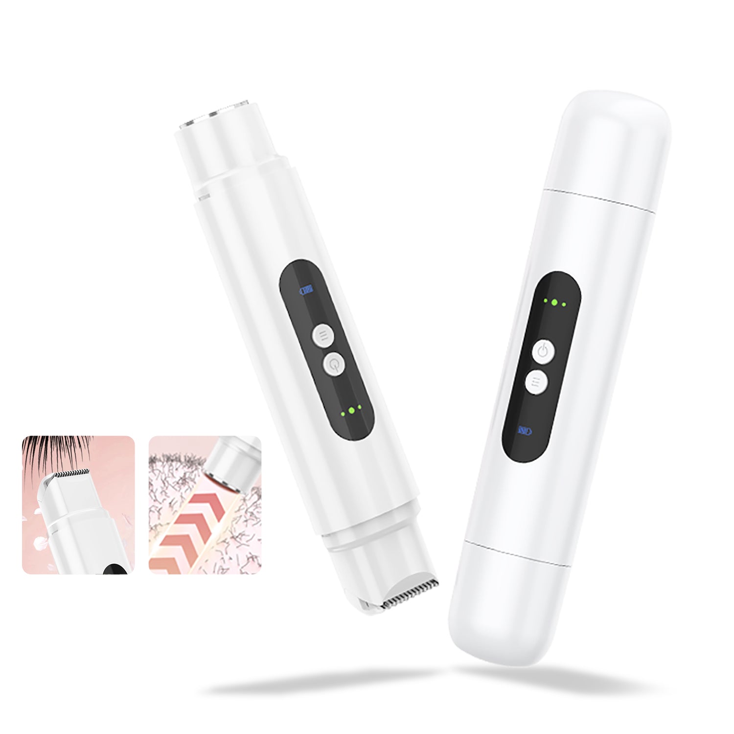 Dual-Head Hair Remover(White)