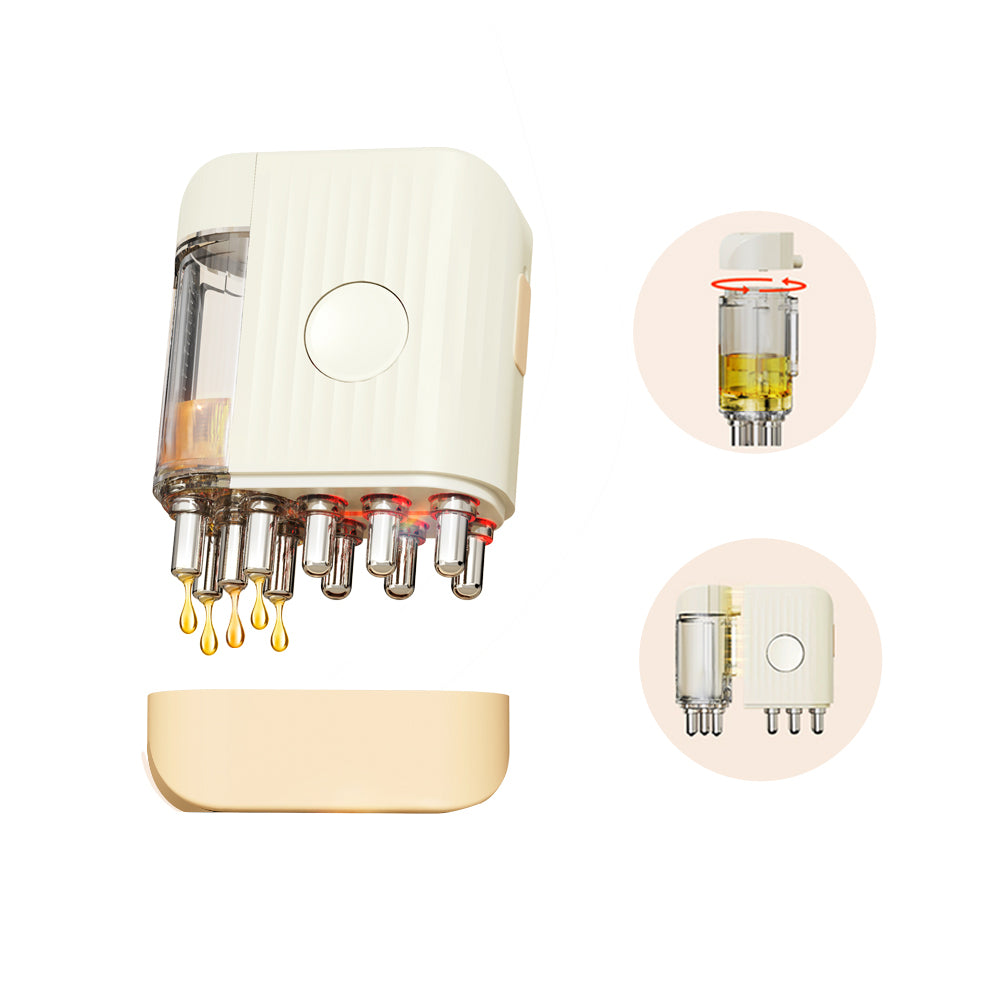 Vibration Liquid‑Guide Scalp Applicator