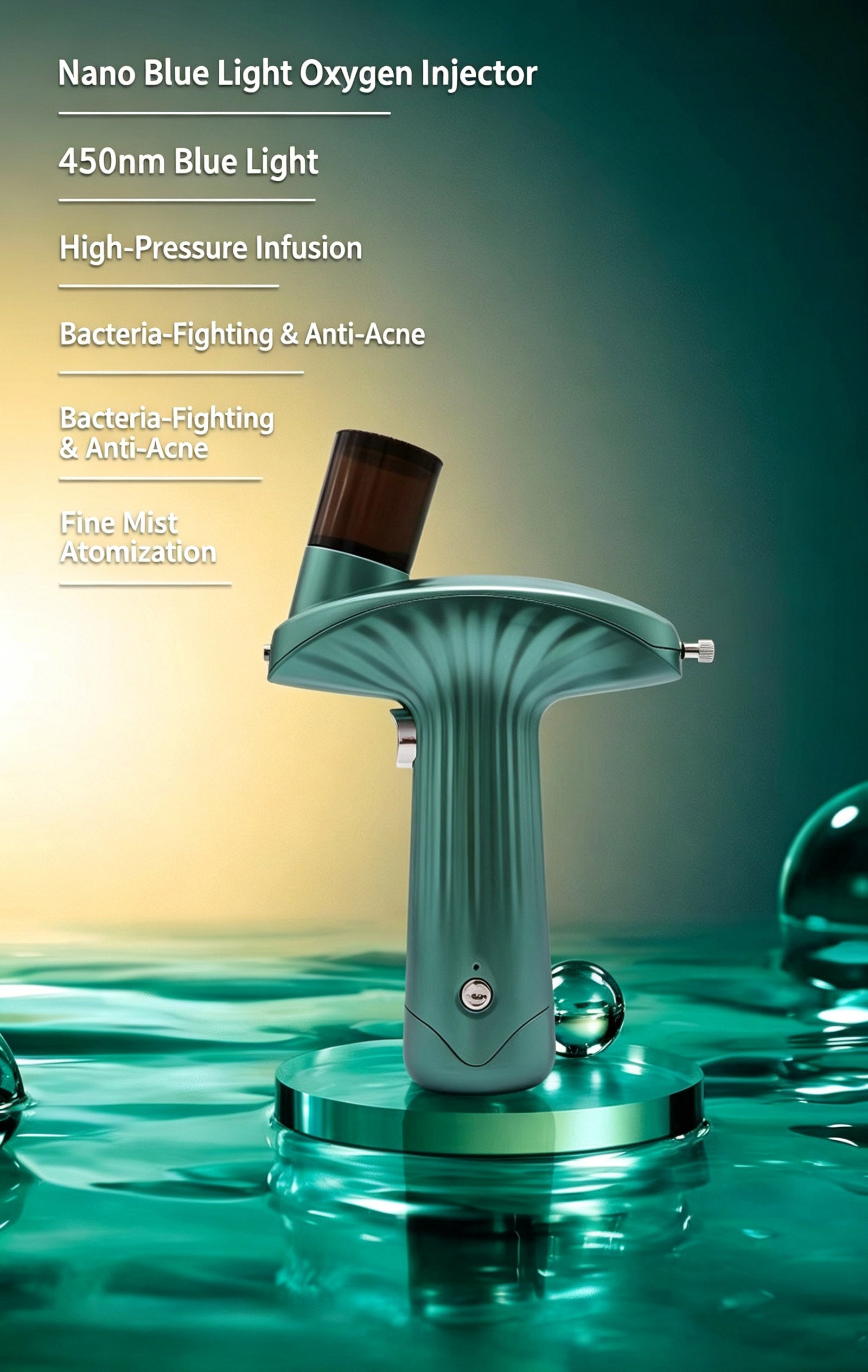 Nano Blue‑Light Oxygen Infuser