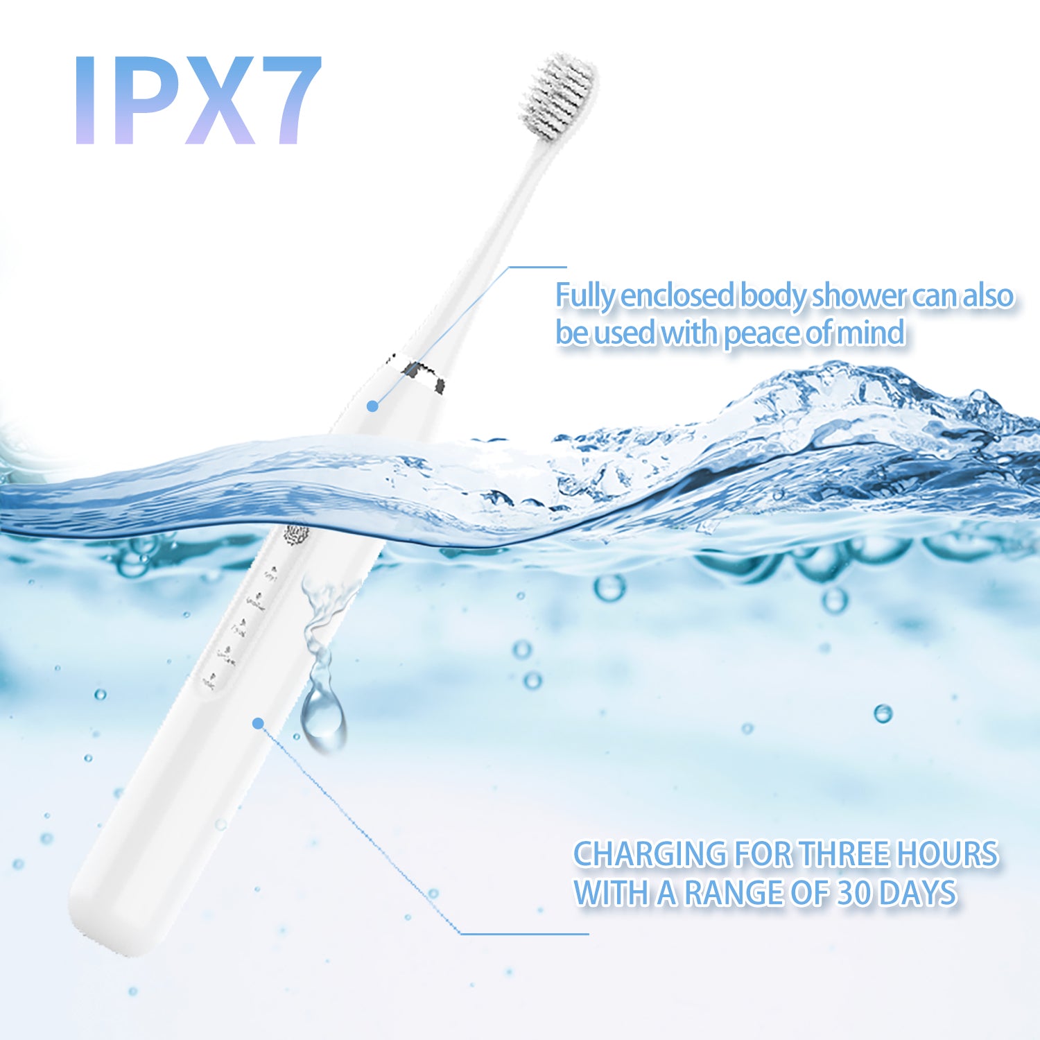 Sonic Electric Toothbrush(White)