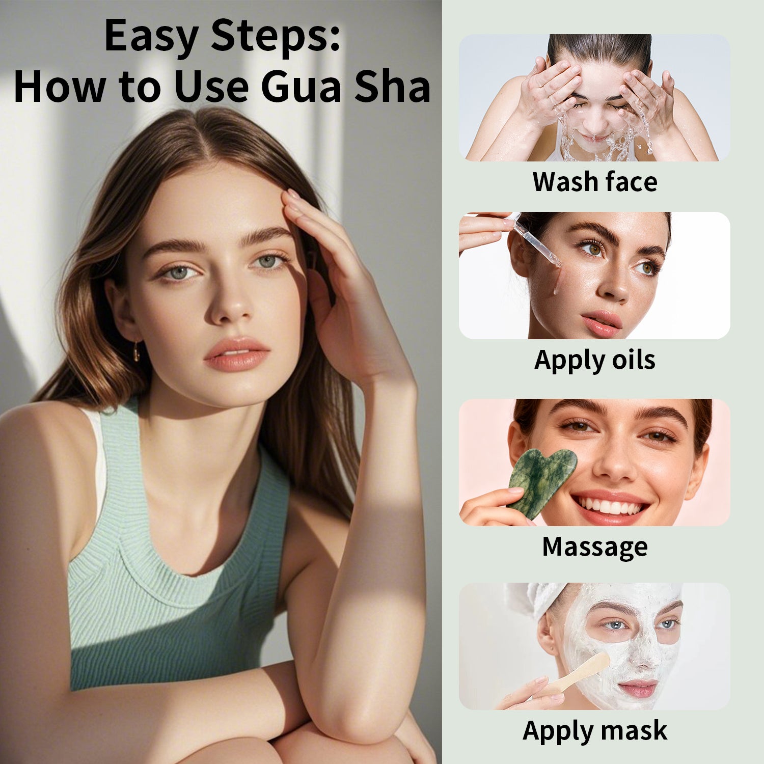 Gua Sha Facial Tool