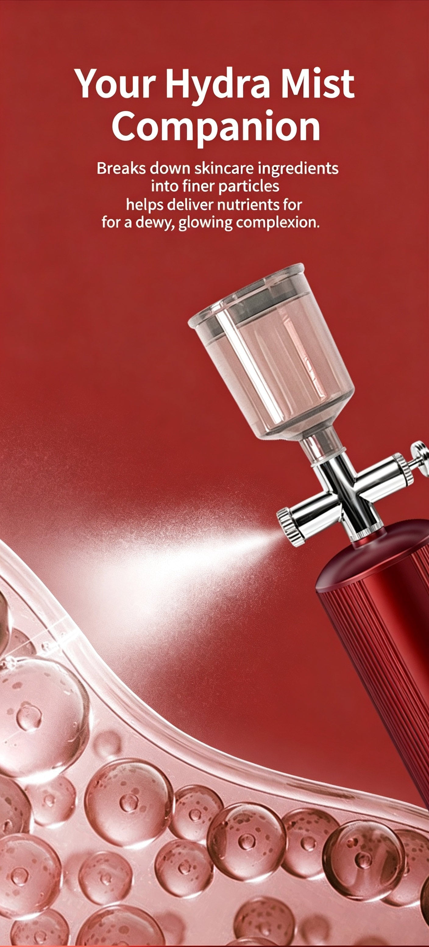 High‑Pressure Nano Oxygen Infusion Facial Sprayer