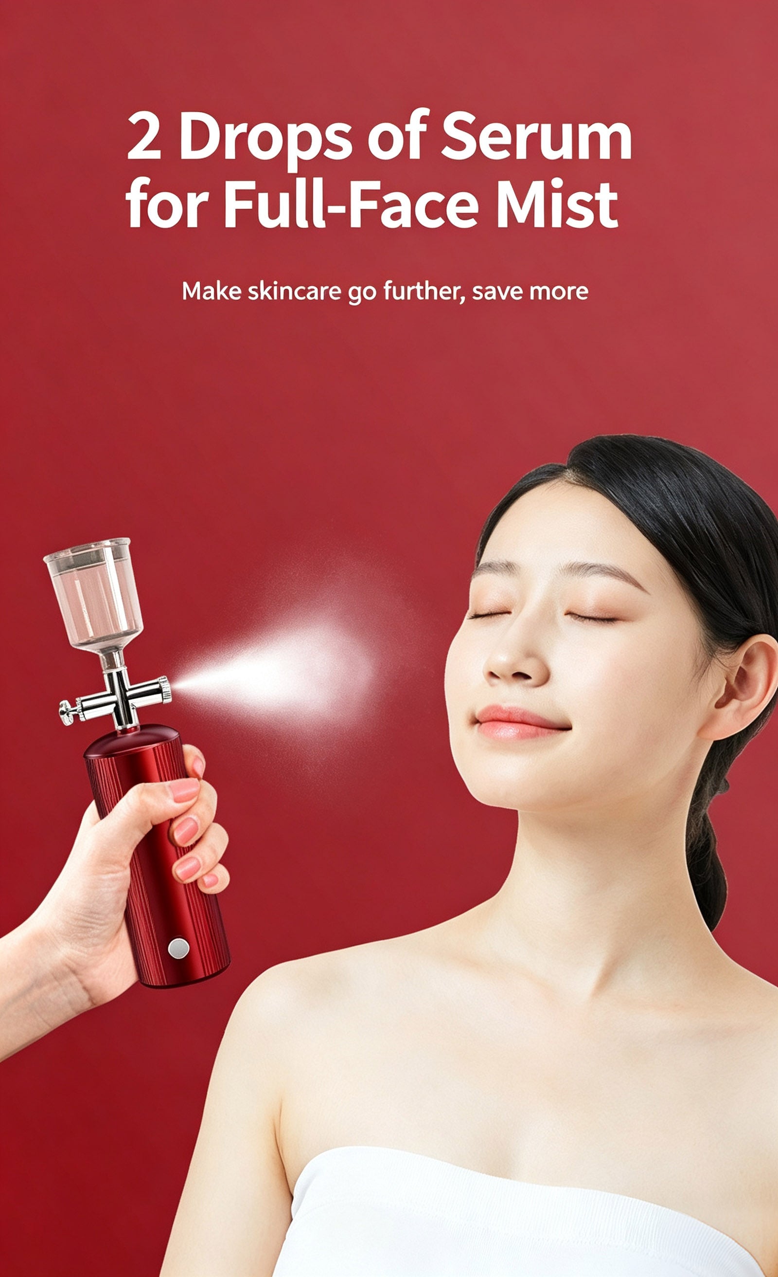 High‑Pressure Nano Oxygen Infusion Facial Sprayer