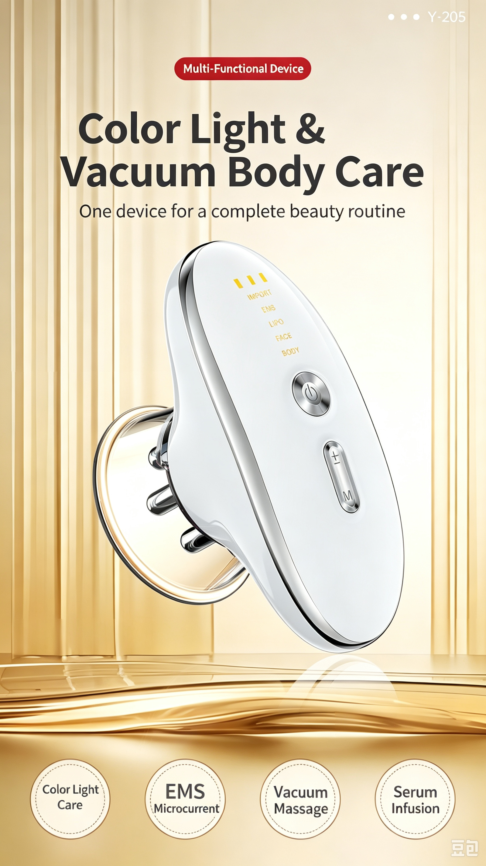 Multifunction EMS Vacuum Photon Beauty Device