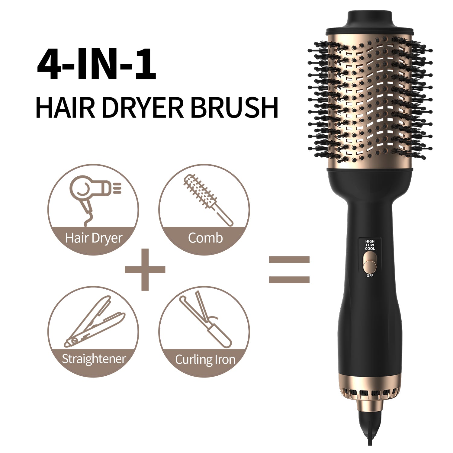 4-in-1 Hair Dryer Brush(US Standard)