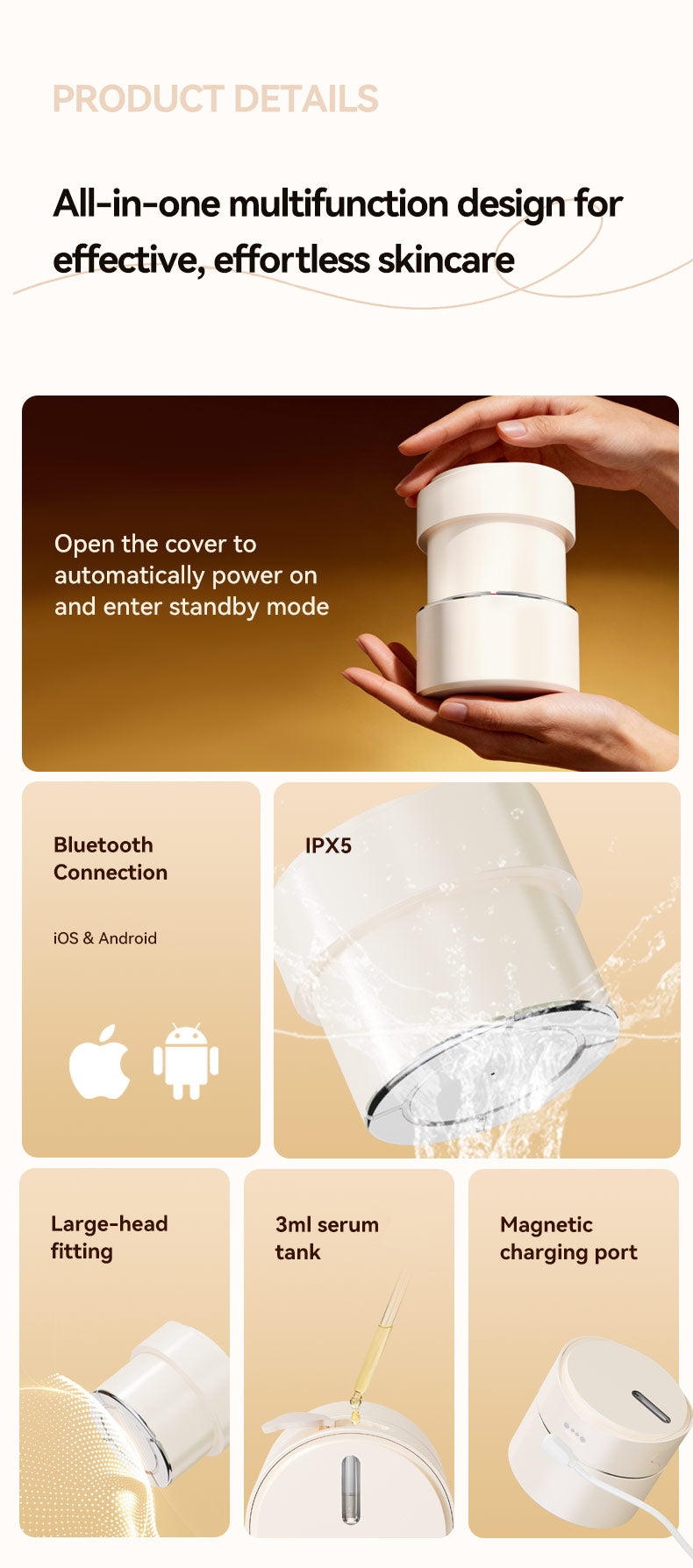 Multifunction Face Serum Applicator