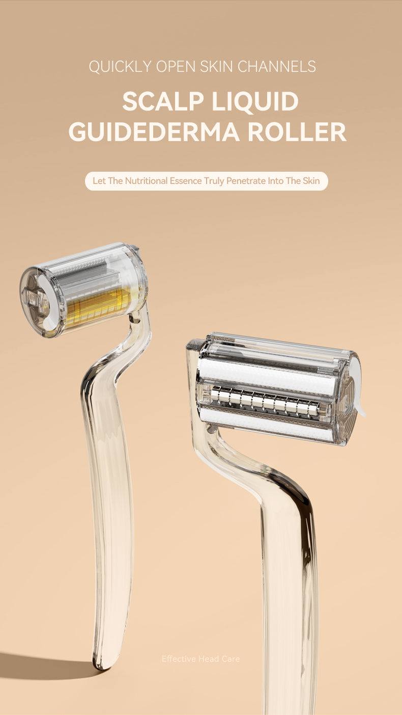 Scalp Liquid‑Guide Derma Roller
